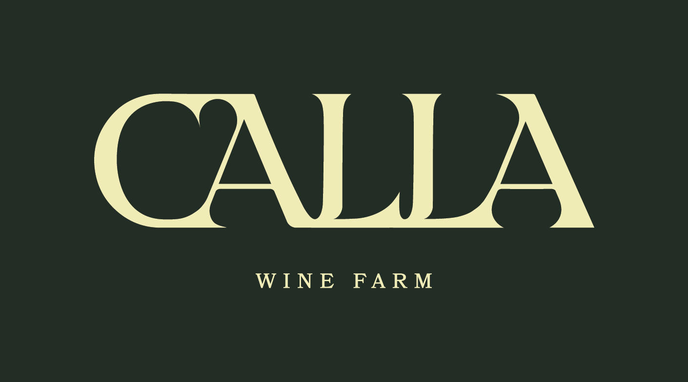 CALLA LOGOWORD WITH DESCRIPTOR SOFT SUNRISE ON FOREST